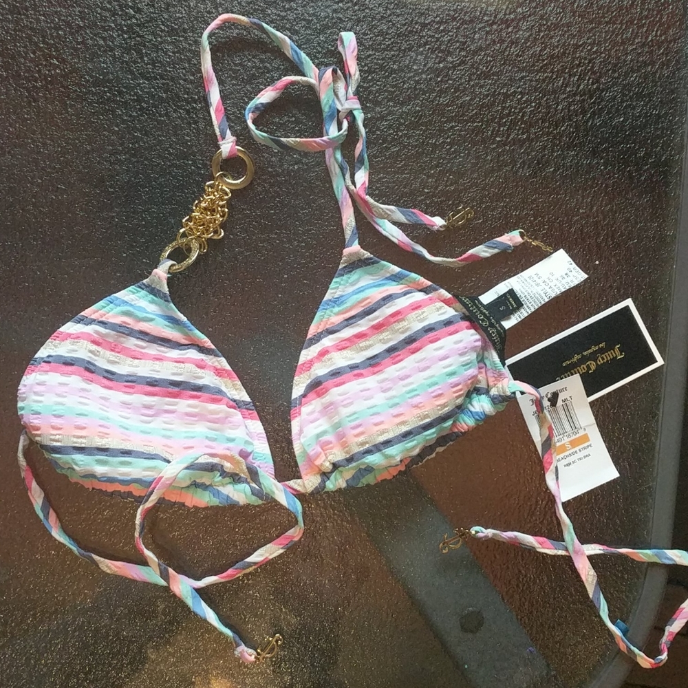 NWT Juicy Couture size S Bikini Top